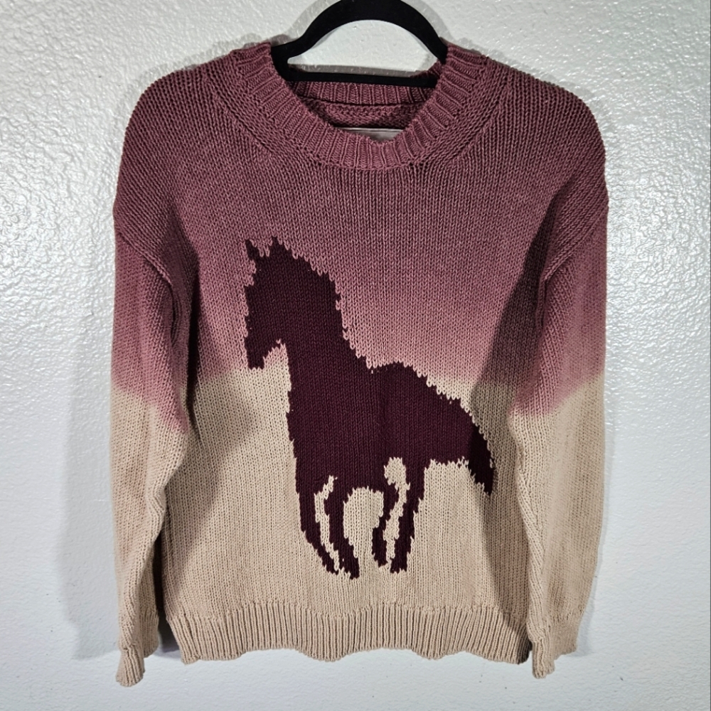 Woolrich x One of These Days Horse Knit Sweater Sand Size S